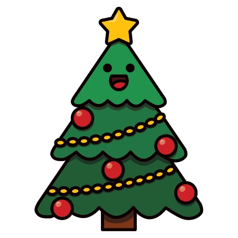 Small Merry Christmas Tree