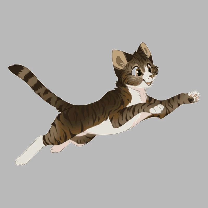 Katze Comic süß