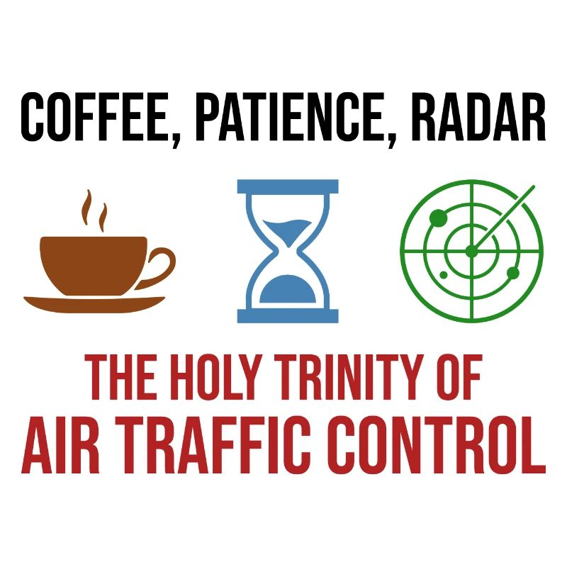 Air Traffic Controller ATC Coffee Patience Radar