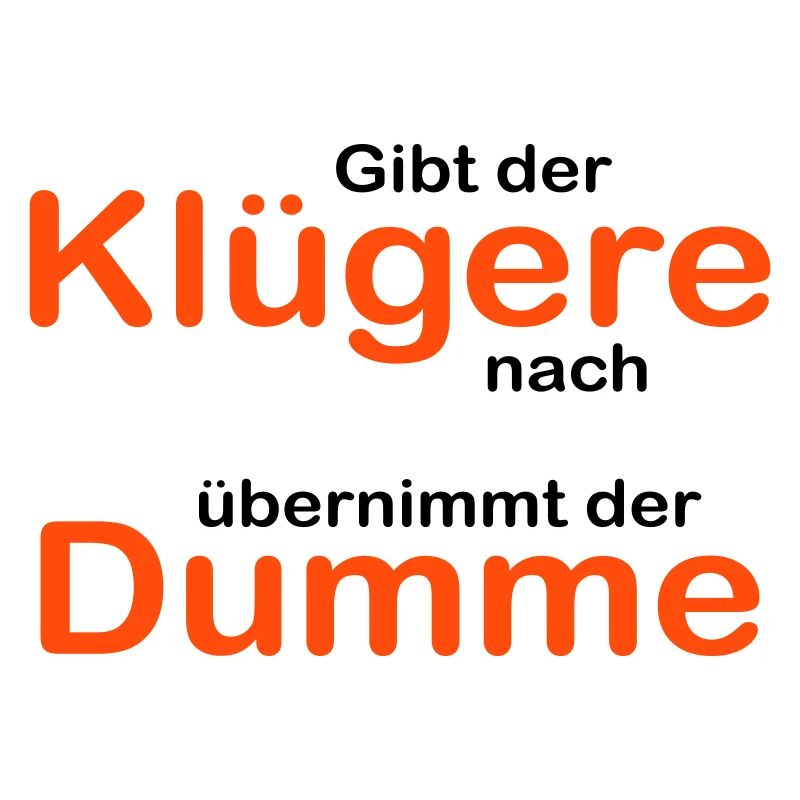 Le plus intelligent cède