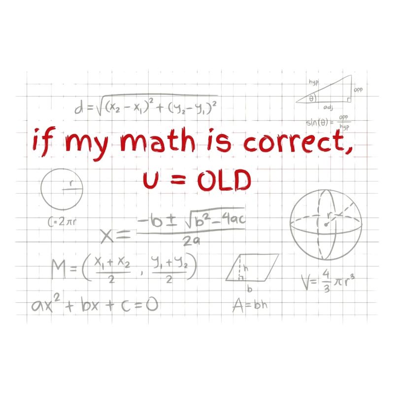 Birthday gift for math fans