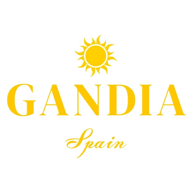 Gandia Spain Sun Emblem Tee