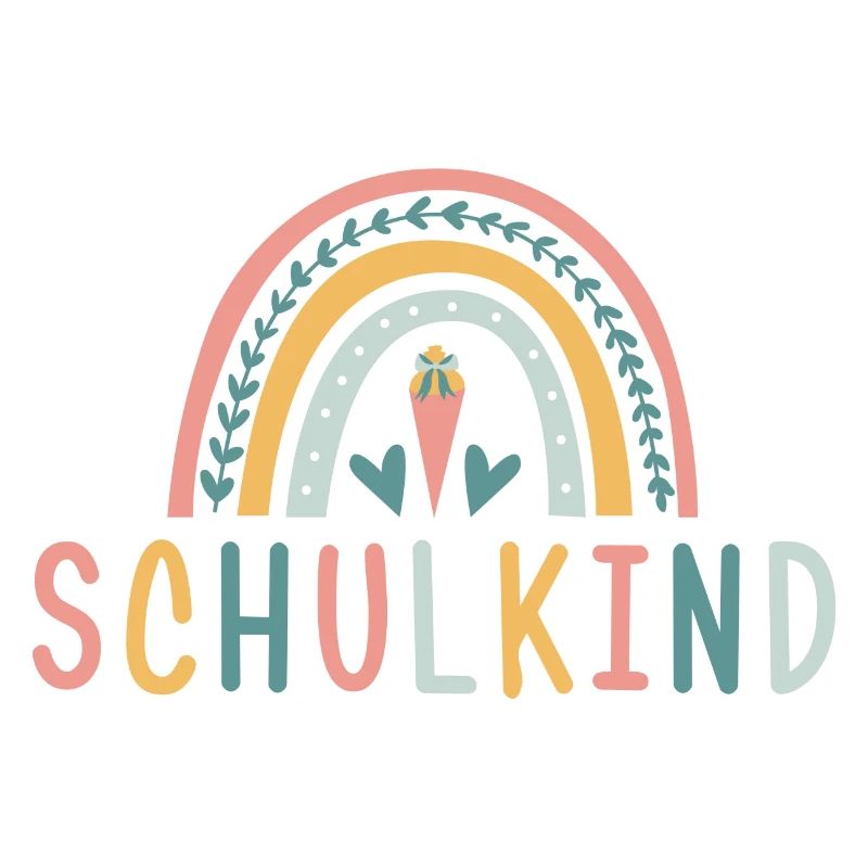 Schulkind - Regenbogen