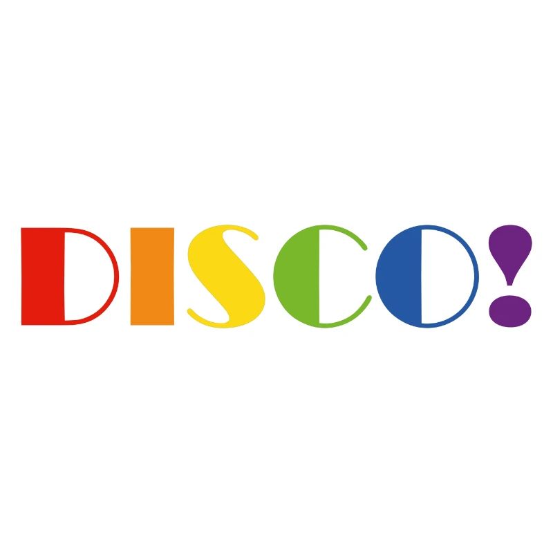 DISCO Regenbogen Text