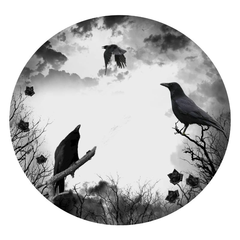 Gothic, crows, ravens
