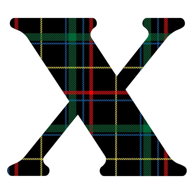 Monogram x Scottish tartan