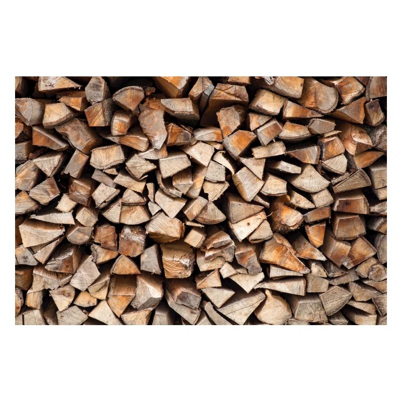 Rustic Wood Stack Firewood Poster