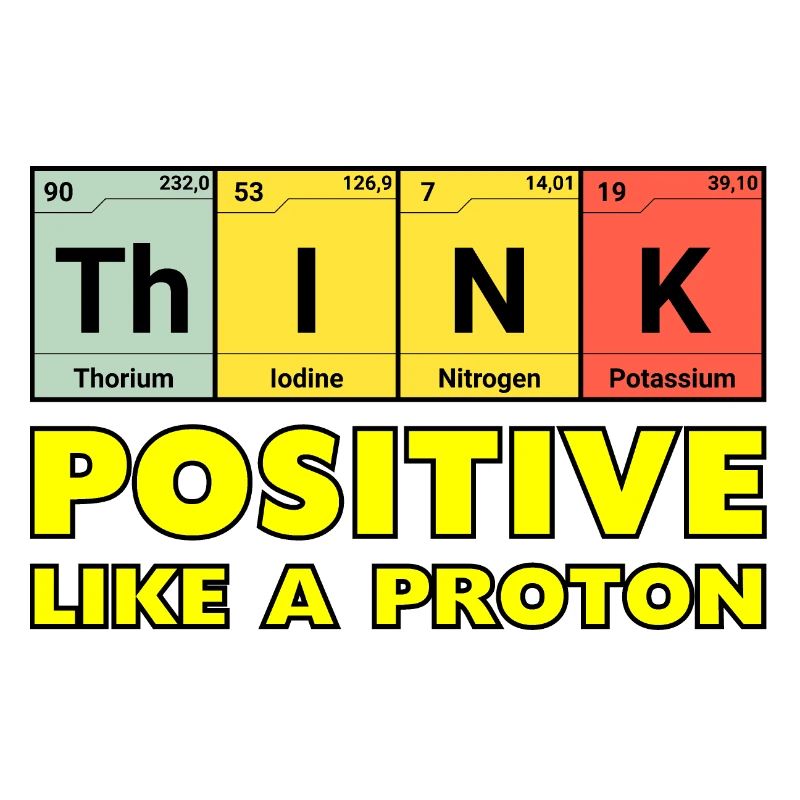 Penser positif, comme un proton