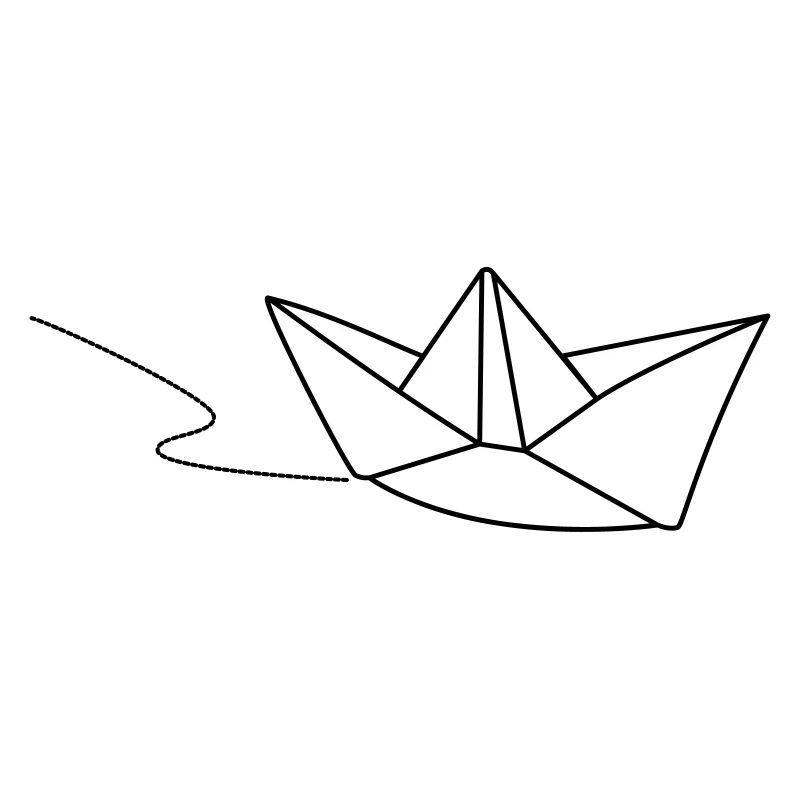 Papierboot - Sail away