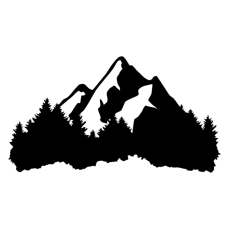 Berge und Wald