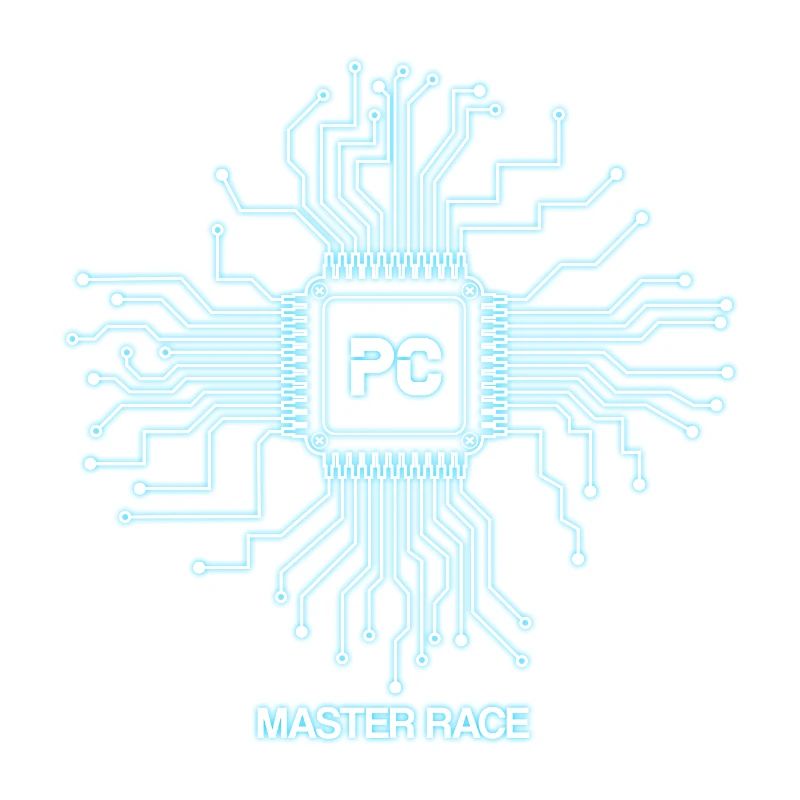 Blue PC Master Race - Nerd CPU