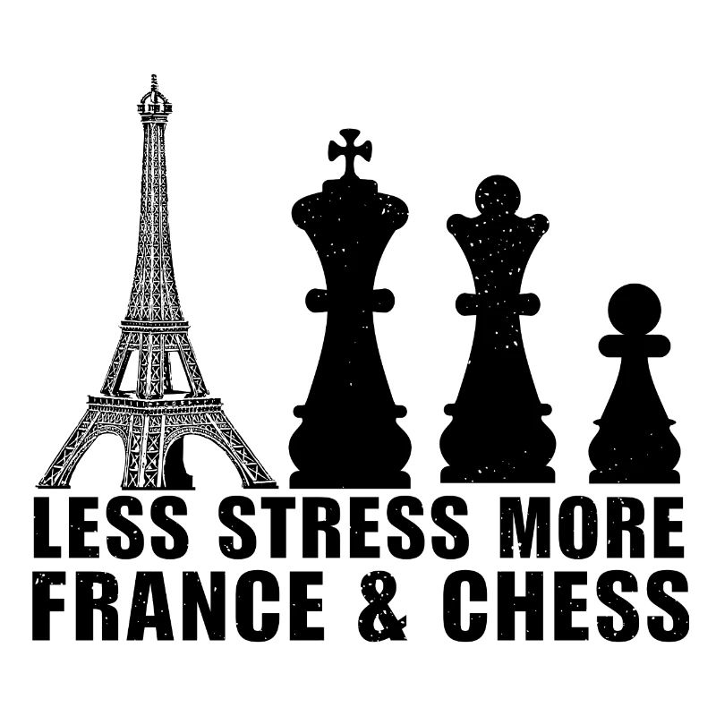 Paris France Eiffel Tower Tower Chess Board Game
