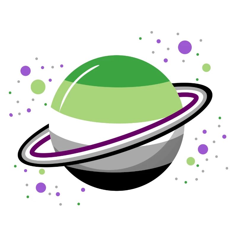 Planète spatiale asexuée aromatique
