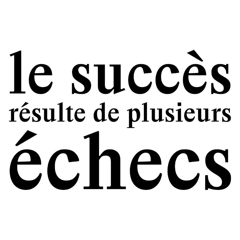 le succès résulte de plusieurs échecs (motivation)