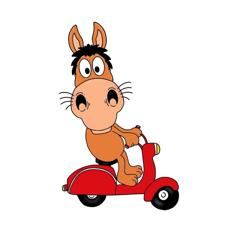 PFERD - PONY - ROLLER - TIER - TIERISCH