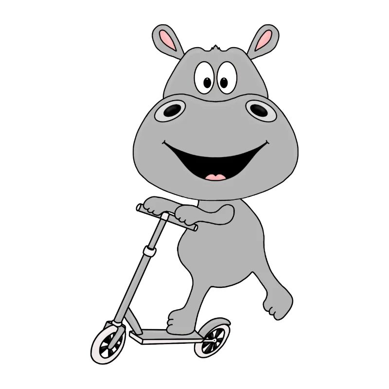 NILPFERD - HIPPO - FLUSSPFERD - ROLLER - TIER