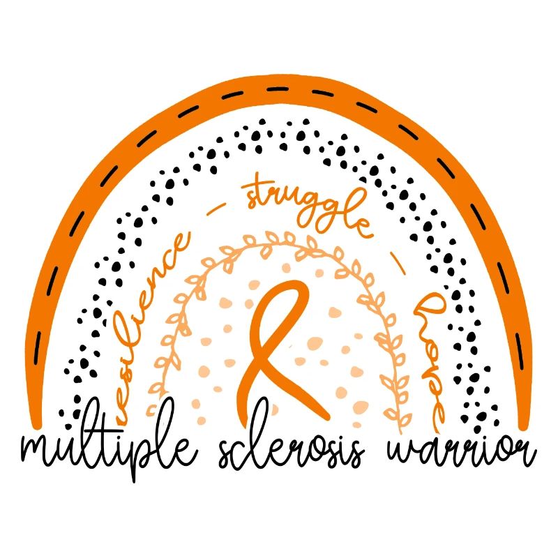 Rainbow Multiple Sclerosis Warrior