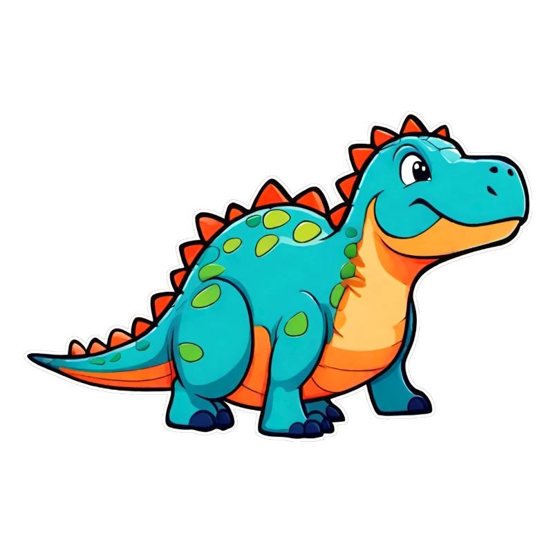 Cute Comic Dinosaur