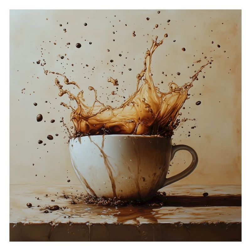 Kaffeetasse Explosion