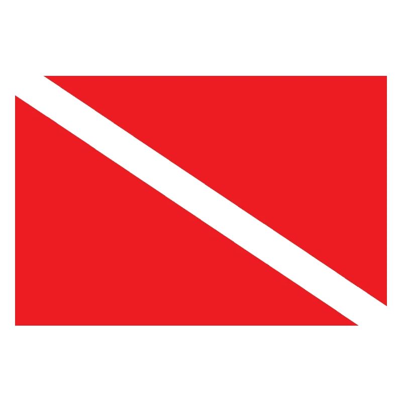 PLONGEUR PLONGEUR VERS LE BAS DRAPEAU