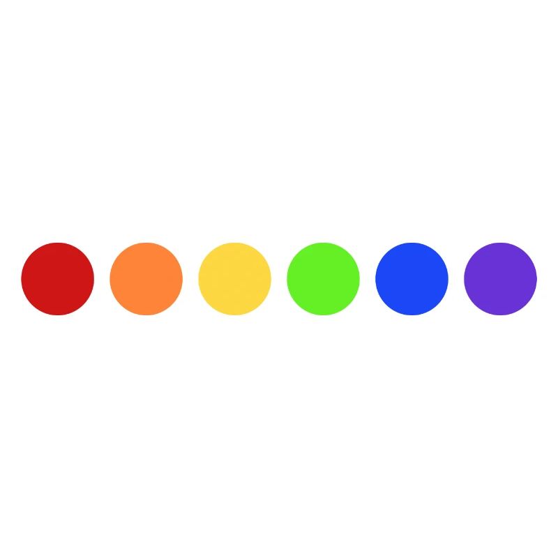 PRIDE Regenbogen Punkte