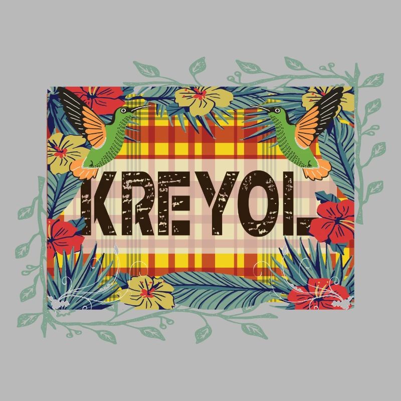 Schöne Geschenkidee KREYOL ODER KREOLISCHE Madras