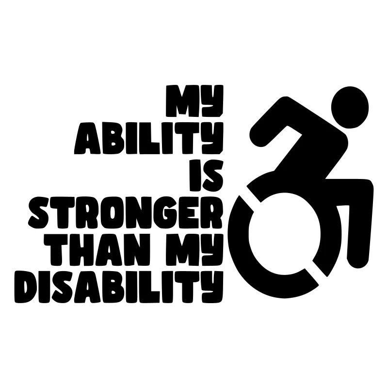 Ma force est plus grande que mon handicap #