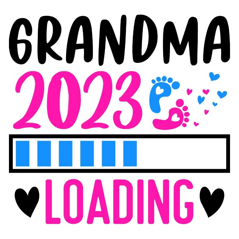 Werdende Oma, Oma loading 2023 Großmutter 2023