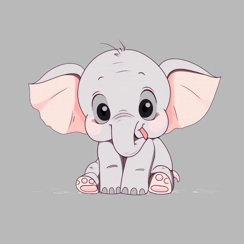 Mignon petit éléphant