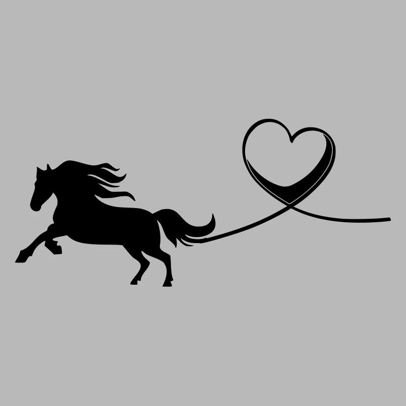 Pferd Herz Liebe
