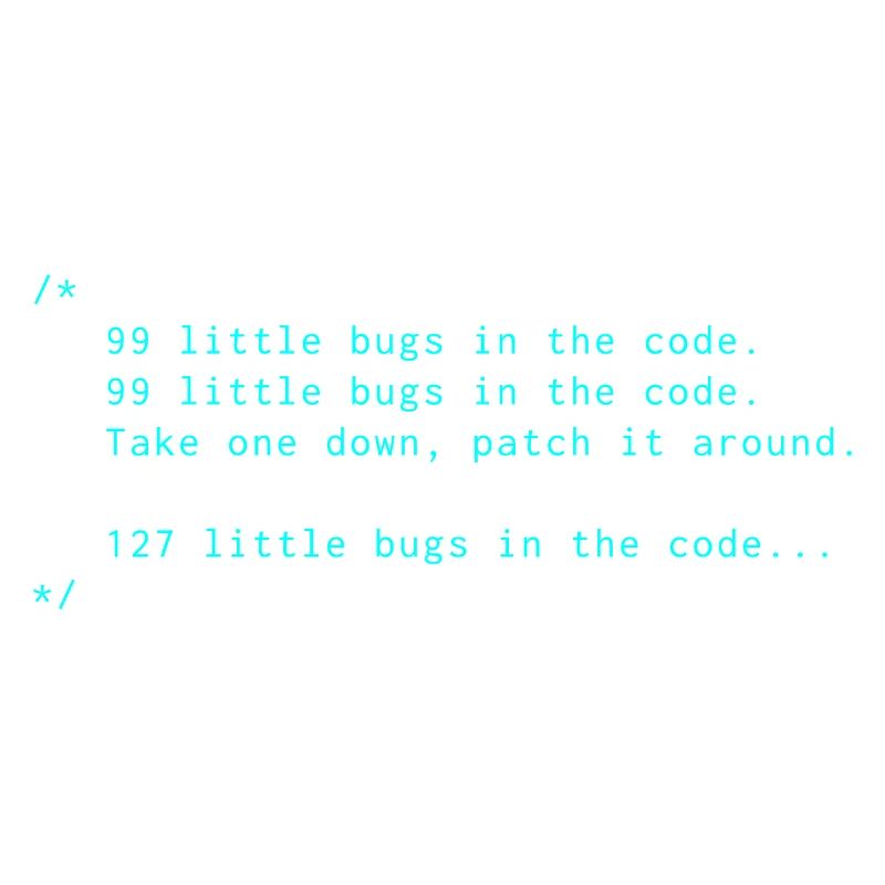 Bugs code programmation informatique cadeau disant