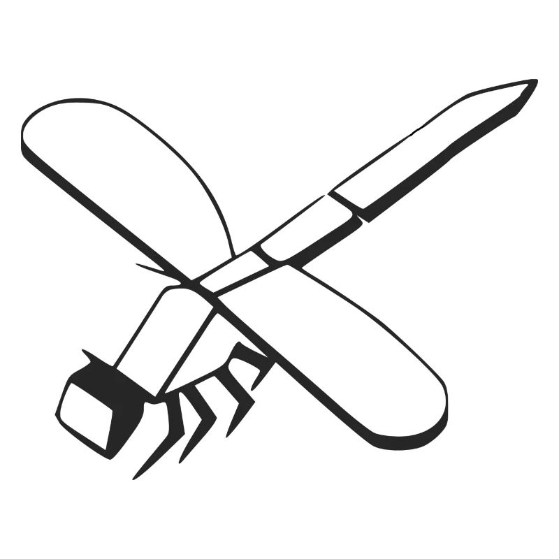 Isometric dragonfly