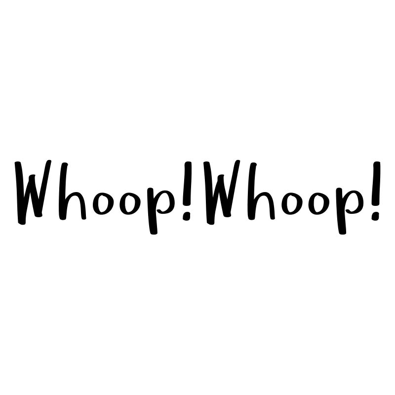 Whoop! Whoop! Text als Logo einfach