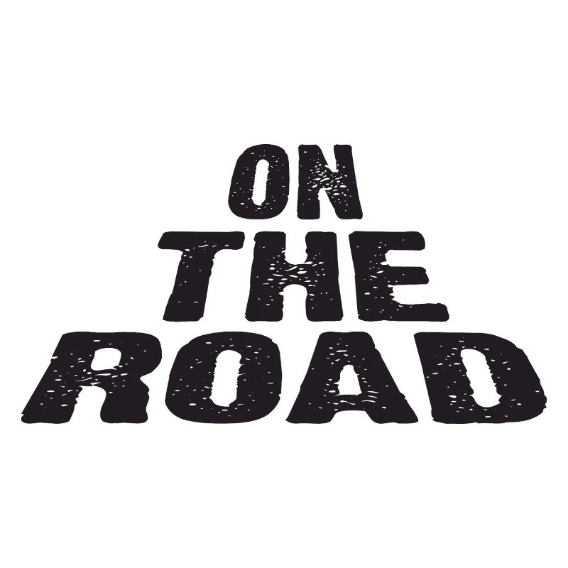 Sur la route : une typographie audacieuse