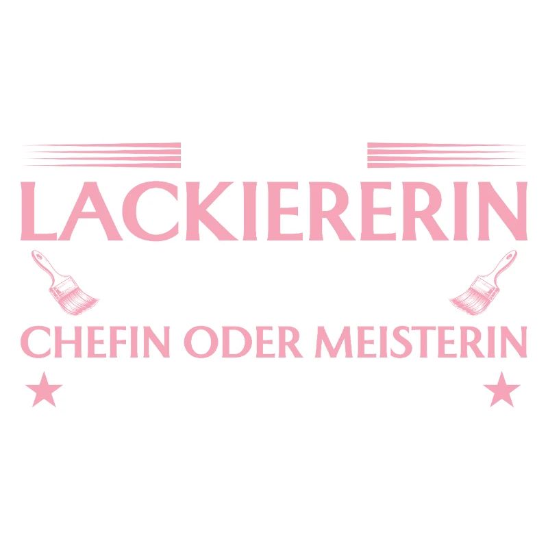Handwerkerin Chefin oder Meisterin - Lackiererin