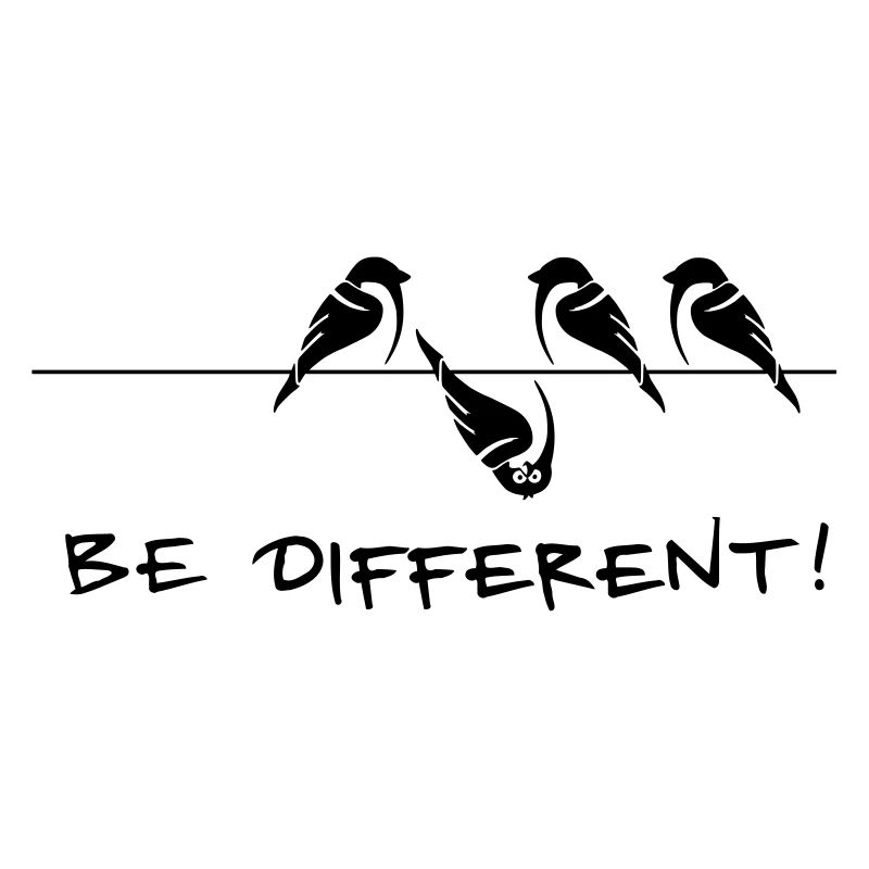 Sparrow bird be different Be different cool gift