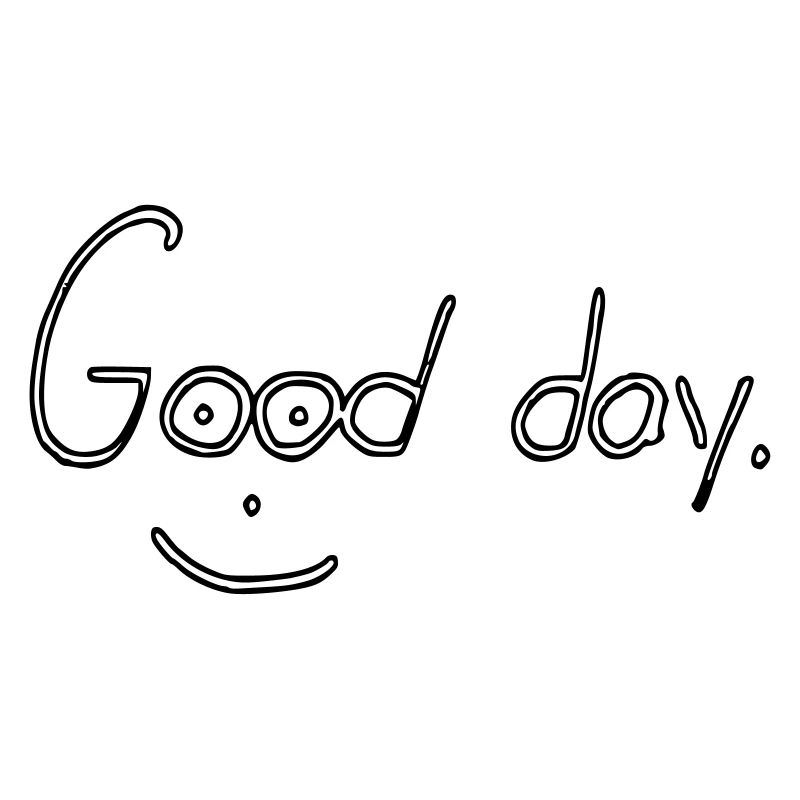 Good day with smiley