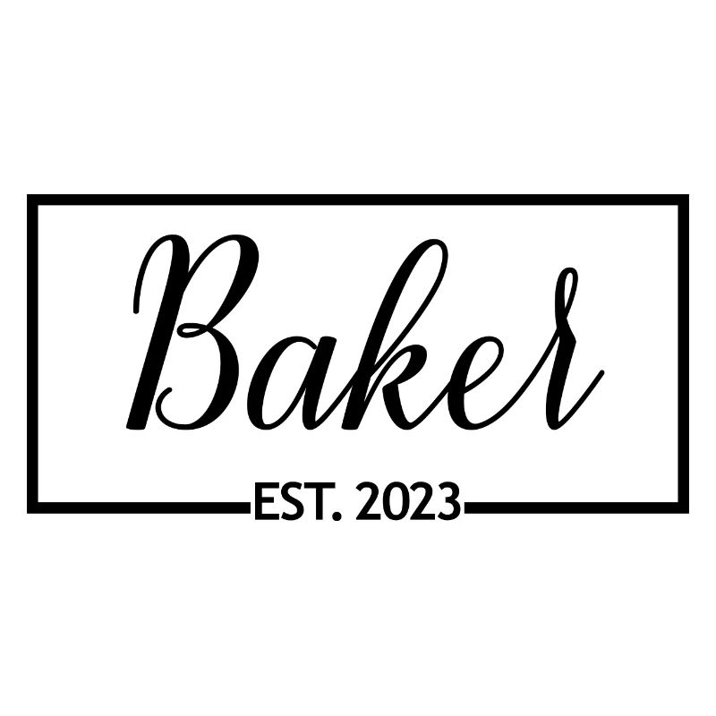 Baker Est. 2023 Backen Gebäck Future Baker Geschenk