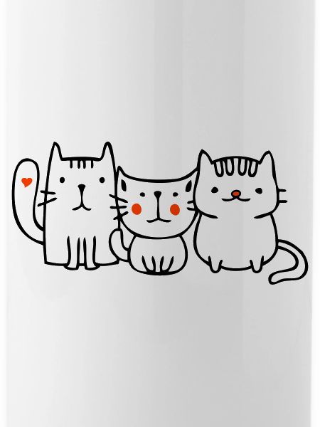 three little cats