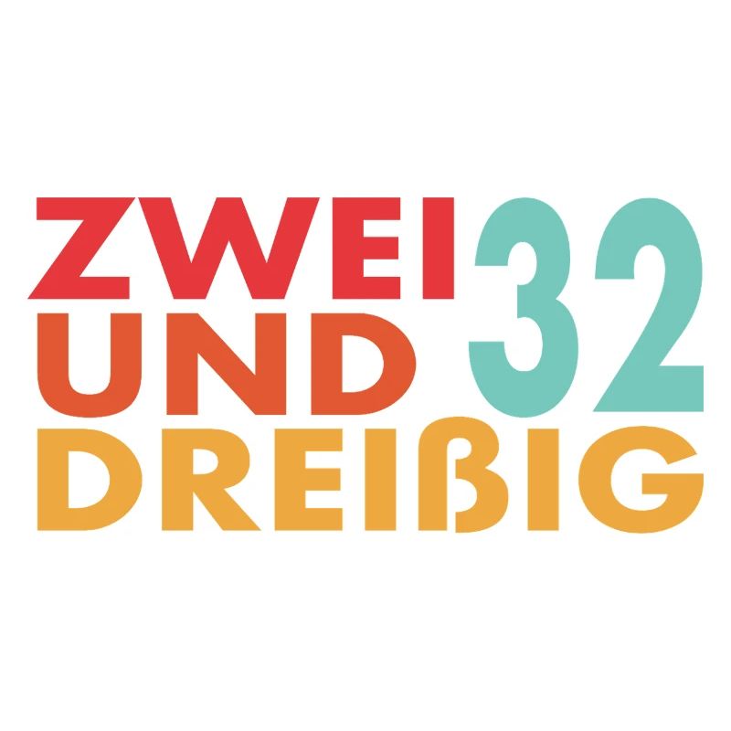 32. Geburtstag Geschenkidee