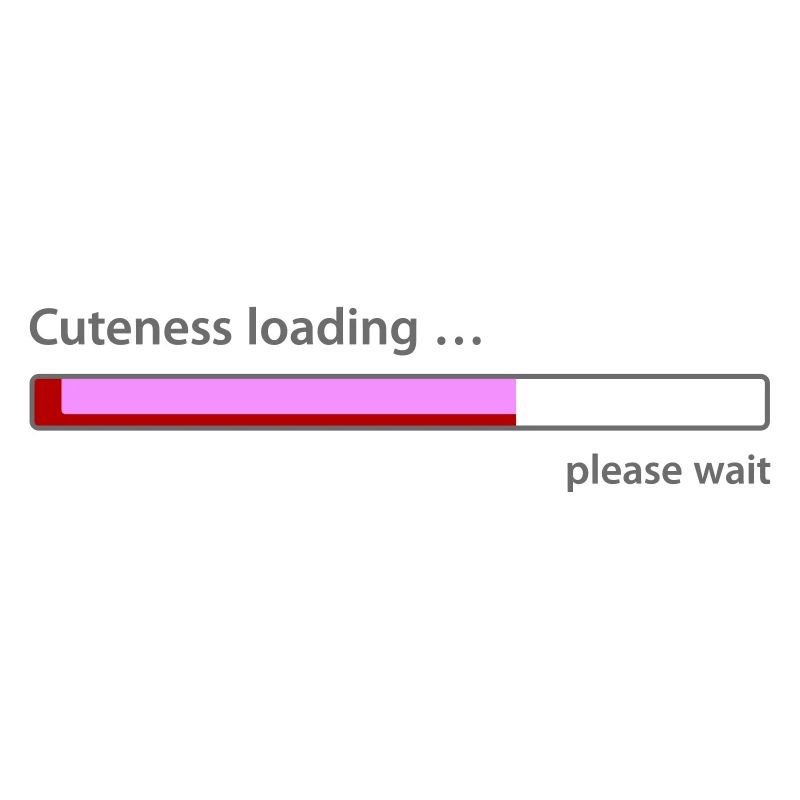 Cuteness loading ... please wait cute cute cute pretty