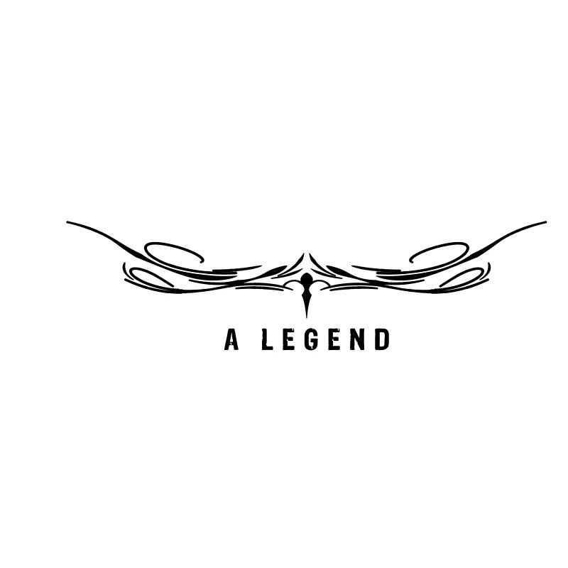 a legend ORNAMENT >> VECTORGRAPHIC