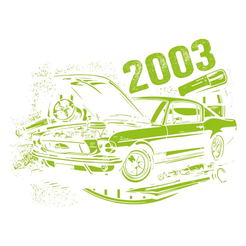 2003 Geburtstag Oldtimer Modell 2003 Vintage 2003