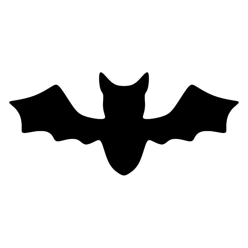 Celestial Bat Lunar Pattern on Cotton T-Shirt