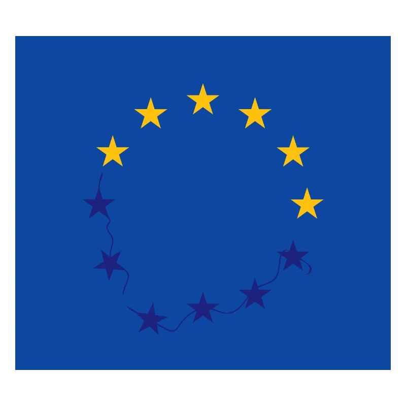 Conception pessimiste du drapeau de l’Union européenne