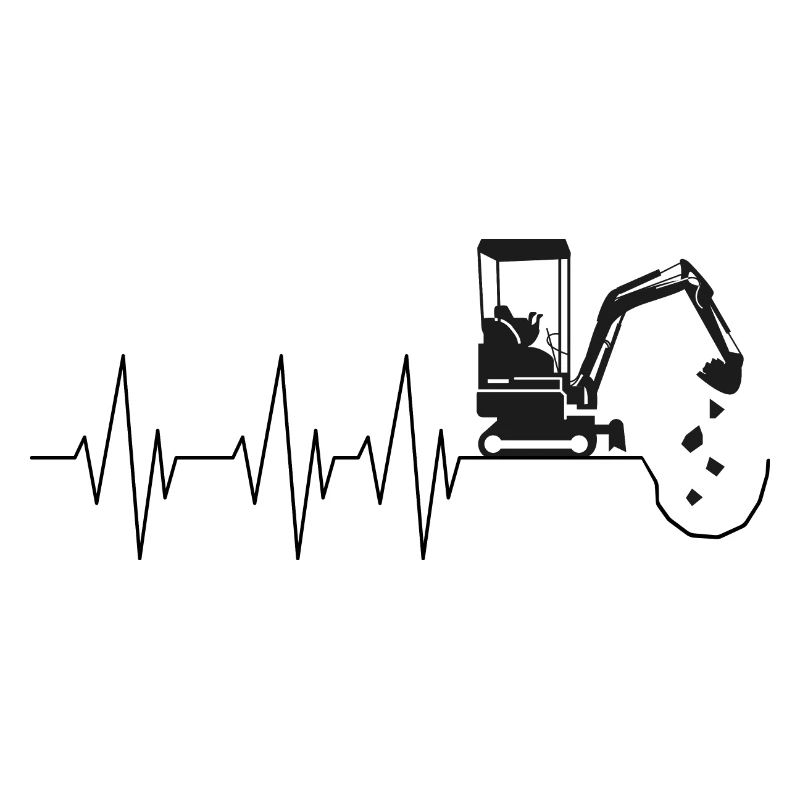 excavator Bagger Baggerfreund Baggerfahrer Puls