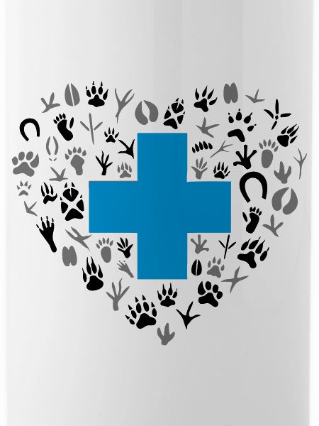 Tierpflege-Logo Tierfußabdrücke