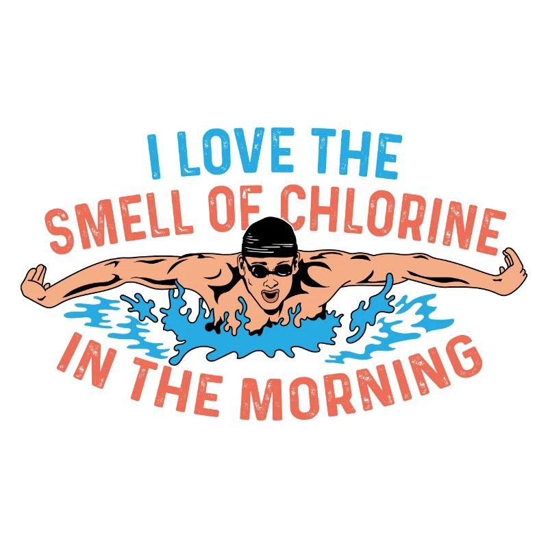 Odeur de poison triathlète au chlore