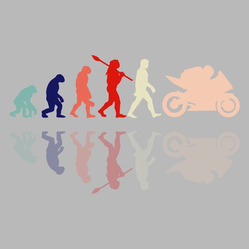 Motorcycle Evolution Vintage Shadow Biker