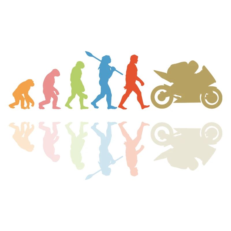 Motorcycle Evolution Vintage Shadow Biker